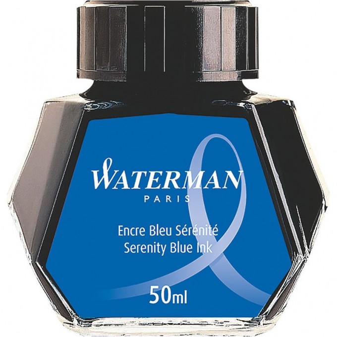 Флакон с чернилами Waterman для перьевой ручки, синий S0110720