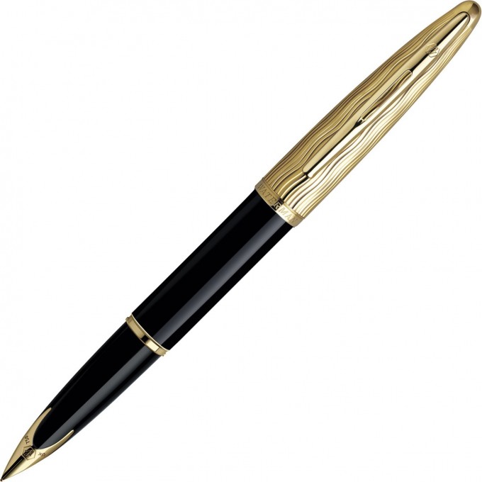 Перьевая ручка WATERMAN CARENE ESSENTIAL BLACK GT, F S0909750