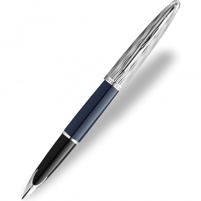 Перьевая ручка WATERMAN CARENE L`ESSENCE DU BLEU синий F золото 18K 2166343