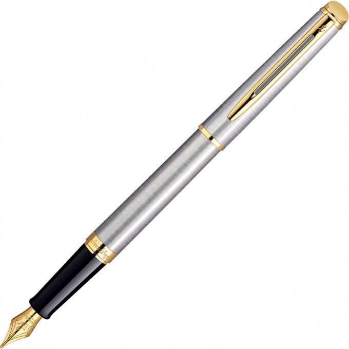 Перьевая ручка WATERMAN HEMISPHERE ESSENTIAL STAINLESS STEEL GT, F CWS0920310