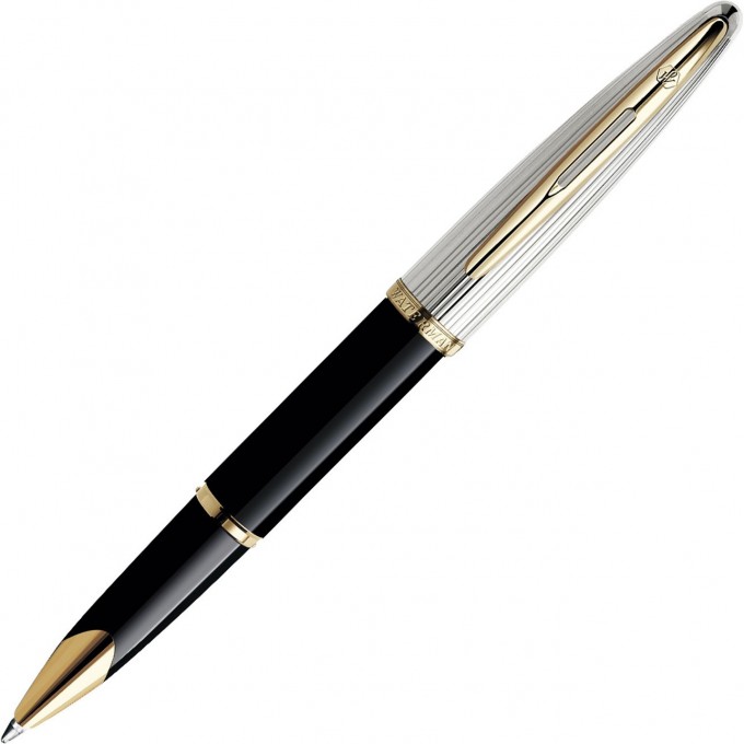 Роллерная ручка WATERMAN CARENE DE LUXE BLACK/SILVER, F S0699980