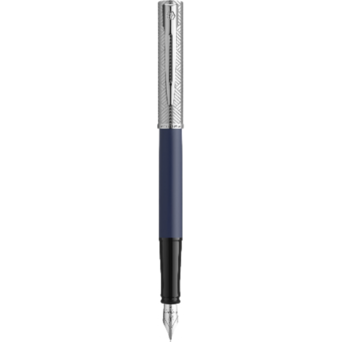 Ручка перьевая WATERMAN GRADUATE ALLURE DELUXE синий F сталь нержавеющая 2174469