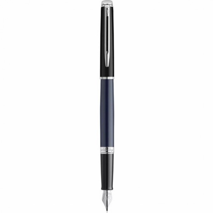 Ручка перьевая WATERMAN HEMISPHERE COLOUR BLOCKING () черн/синий F сталь нержавеющая 2202847