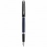 Ручка перьевая WATERMAN HEMISPHERE COLOUR BLOCKING () черн/синий F сталь нержавеющая 2202847