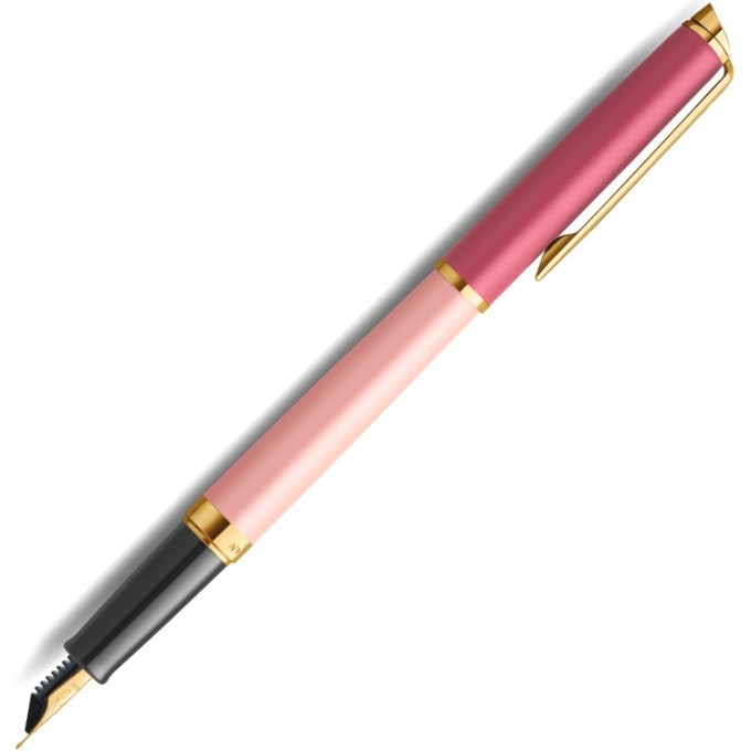 Ручка перьевая WATERMAN HEMISPHERE COLOUR BLOCKING () Pink GT F сталь нержавеющая/позолота 2179896