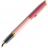 Ручка перьевая WATERMAN HEMISPHERE COLOUR BLOCKING () Pink GT F сталь нержавеющая/позолота 2179896